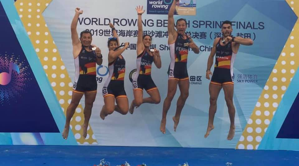 Mocho Ferrer subcampeón del mundo de remo