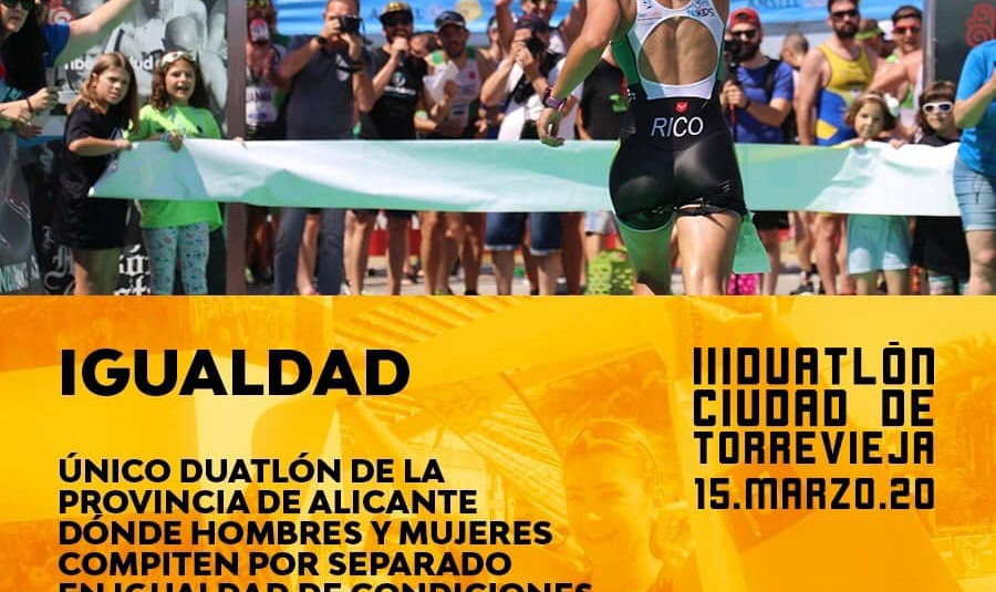 (Español) 🏃🏽‍♂️🏃🏽‍♀️ #IGUALDAD en el III #Duatlón Ciudad de #Torrevieja