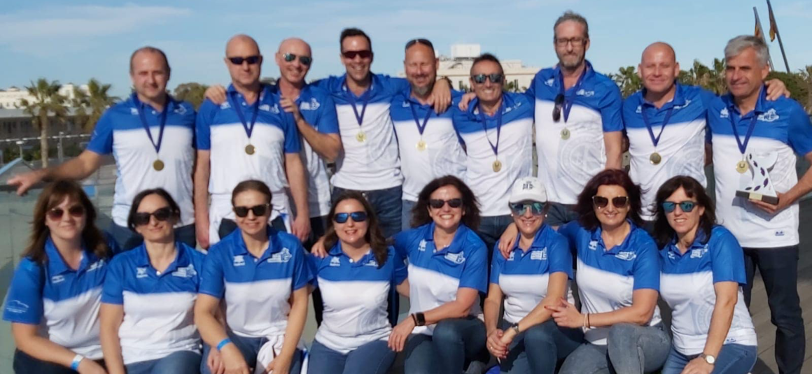 (Español) 🚣‍♂️ LOS VETERANOS MASCULINOS DE REMO CONSIGUEN EL ORO EN VALENCIA