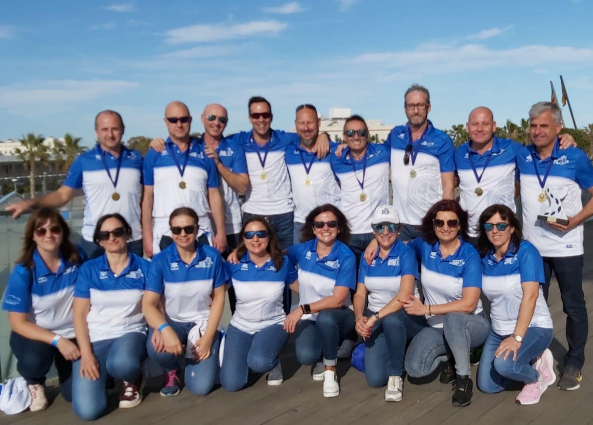 🚣‍♂️ LOS VETERANOS MASCULINOS DE REMO CONSIGUEN EL ORO EN VALENCIA