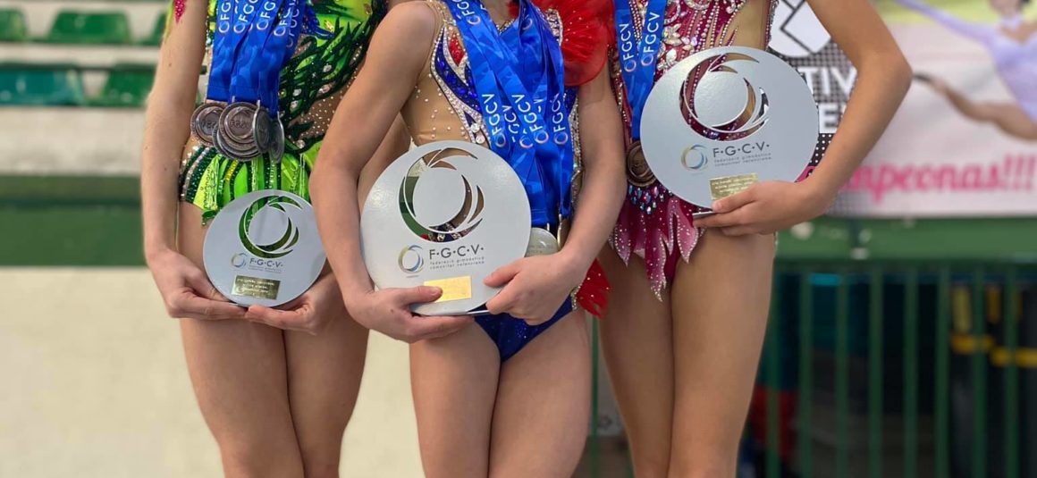 🥇Lluvia de medallas para el Club Gimnasia Rítmica Jennifer Colino en el Campeonato Autonómico y Provincial Absoluto Individual👏🏻