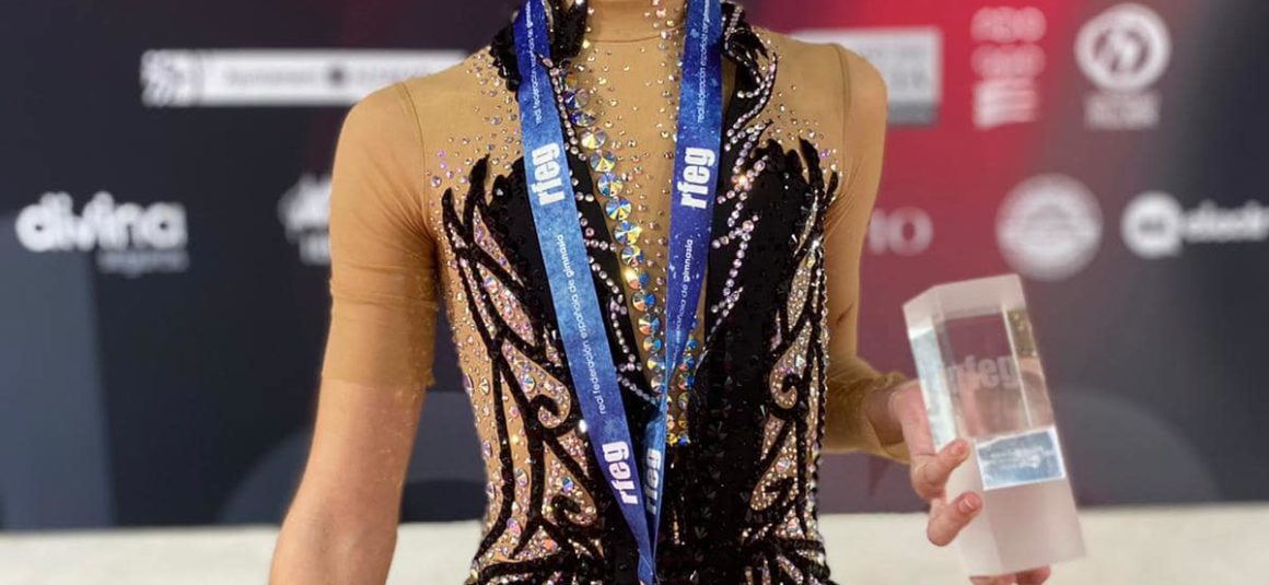 🤸Lucía García Oñate, Claudia Elizabeth Ticehurst, Alina Standret y Diana Temerbulatova, brillan en el Nacional de Rítmica🇪🇸‼️