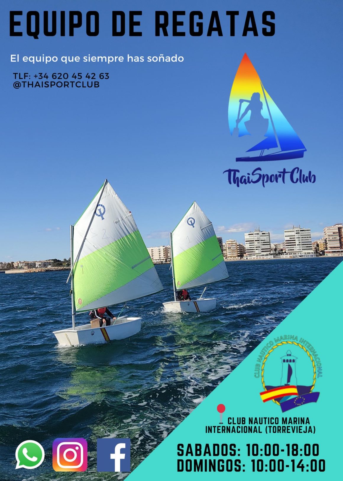 (Español) ￼🔆Nuevas actividades deportivas en el Club Náutico Marina Internacional🚣‍♀️⛵️