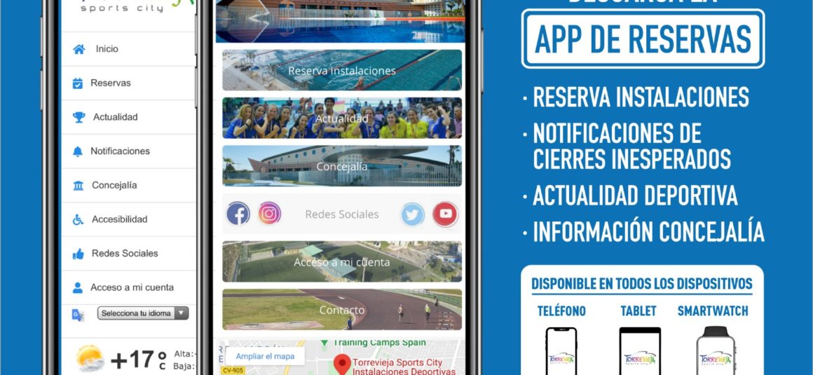 (Español) 📲 TORREVIEJA SPORTS CITY, LA APP PIONERA EN  RESERVA DE INSTALACIONES DEPORTIVAS MUNICIPALES YA ESTÁ DISPONIBLE
