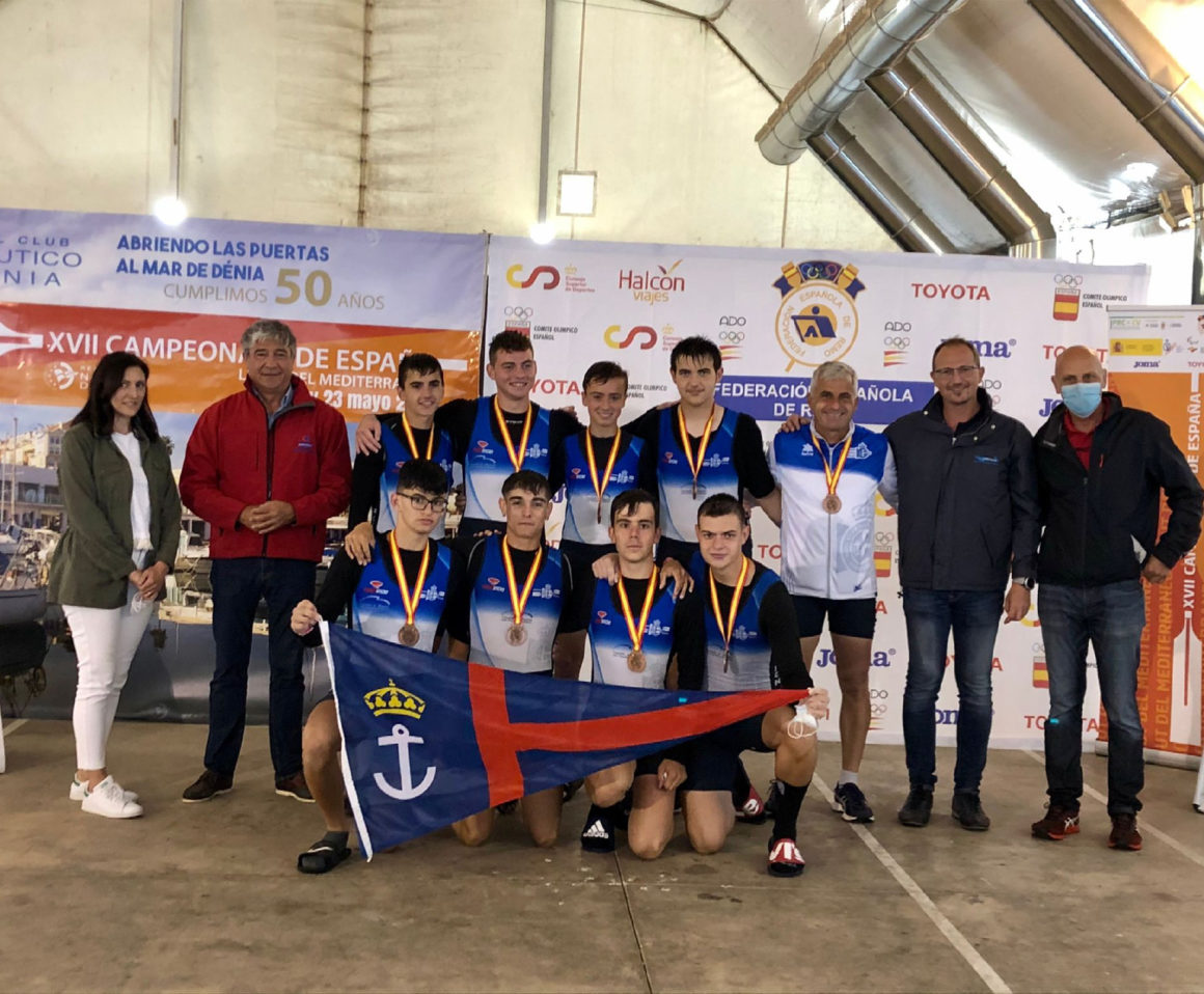 (Español) 🚣‍♀️CADETES MASCULINOS BRONCE🥉 EN EL CAMPEONATO DE ESPAÑA DE LLAUT MEDITERRÁNEO
