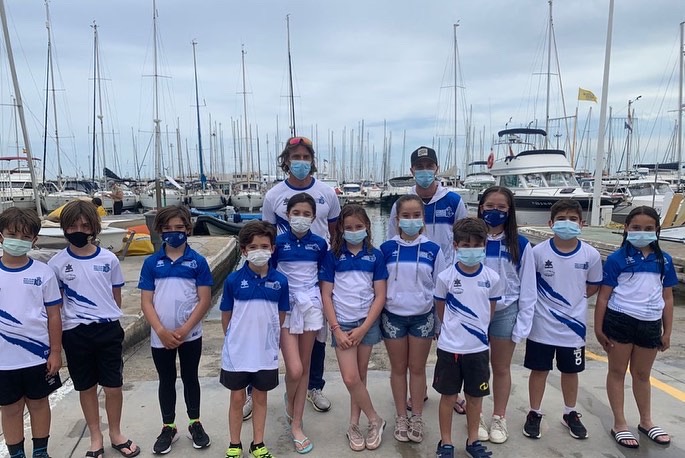 🥈Jorge Gómez Barnuevo 2º Sub 11 y Valentina Belso Cervantes 4ª Sub 11 en el campeón Autonómico Optimist B