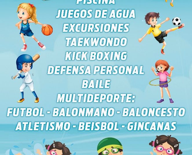 ☀️ Ya puedes reservar tu plaza en el Campus Deportivo de Verano “Summer Camp 2021”!!⛱⚽️🏀🤾🏻🏊🏻‍♂️🥋