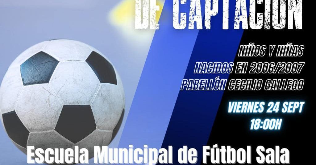 (Español) Jornada de Captación de la Escuela Municipal de Fútbol Sala