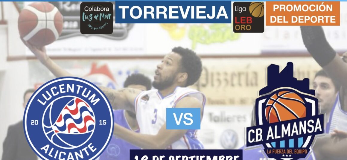 (Español) Liga LEB ORO en el Cecilio Gallego: ⛹🏿‍♀️HLA Alicante y ⛹️Afanion CB Almansa