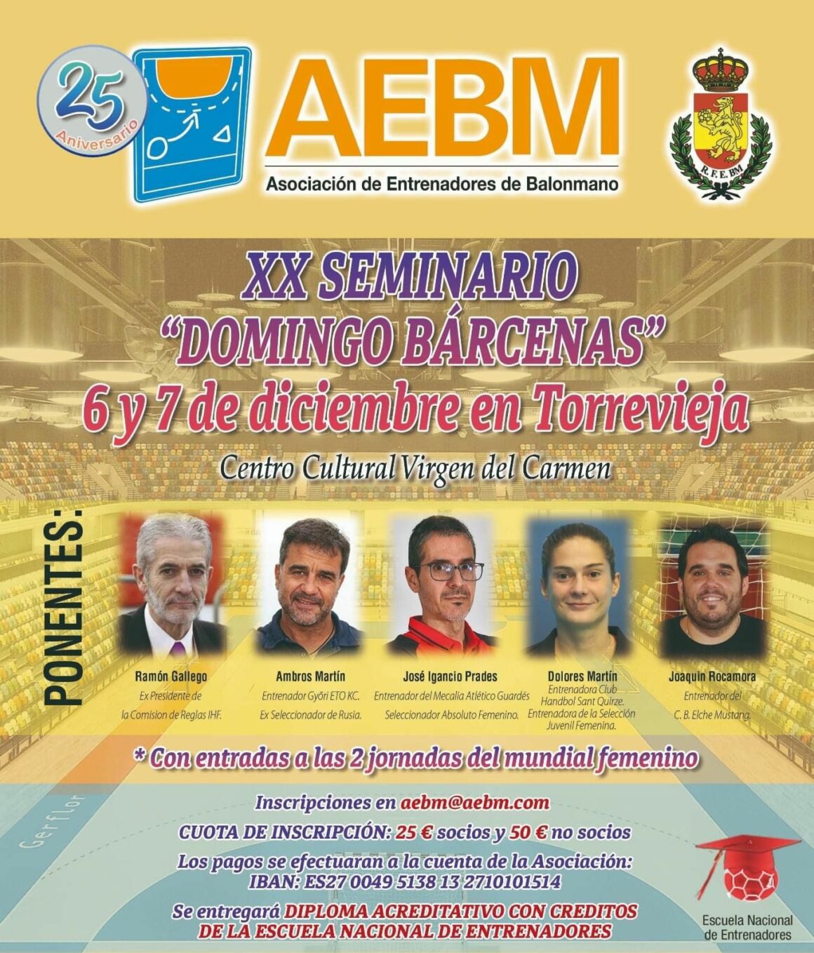 (Español) Torrevieja será sede del XX Seminario Domingo Bárcenas