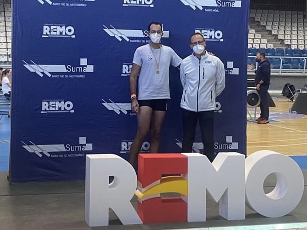 (Español) 👉🏼Juan Luis Moraes Fiego, 🥇 clasificado en el Campeonato Autonómico de Remo Ergómetro, celebrado en Alicante.👏🏻