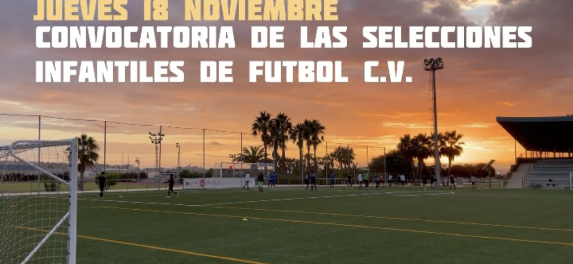 (Español) ⚽️La Federación Valenciana de Fútbol elige Torrevieja para realizar la Convocatoria de las Selecciones Infantiles.