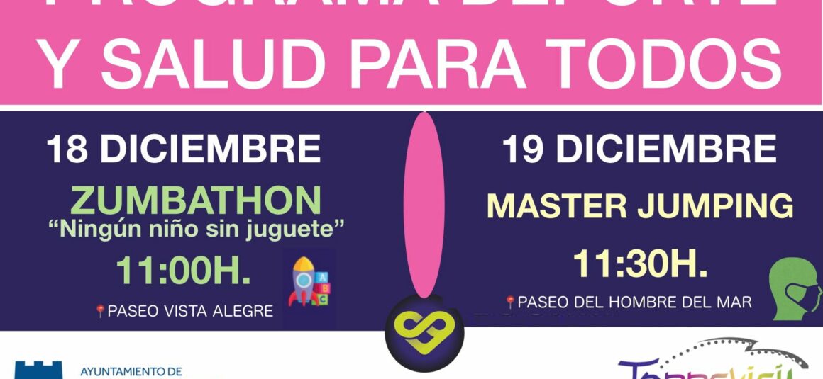 (Español) ACTIVIDADES DE “DEPORTE Y SALUD PARA TODOS” DE ESTE FIN DE SEMANA