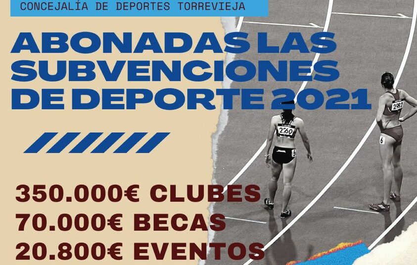 (Español) ABONADAS LAS SUBVENCIONES DE DEPORTES 2021