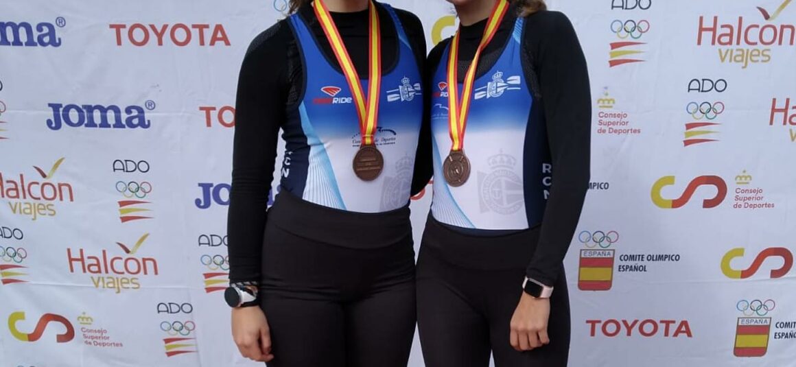 MIRANDA TORRES Y PAULA BLANCA ESPINOSA, BRONCE EN EL CAMPEONATO DE ESPAÑA DE LARGA DISTANCIA DE REMO.