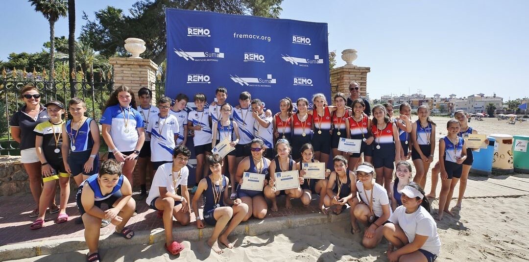 🥇Nadia Georgieva Goryanova del RCNT campeona femenina en el Campeonato Autonómico Alevín de Remo