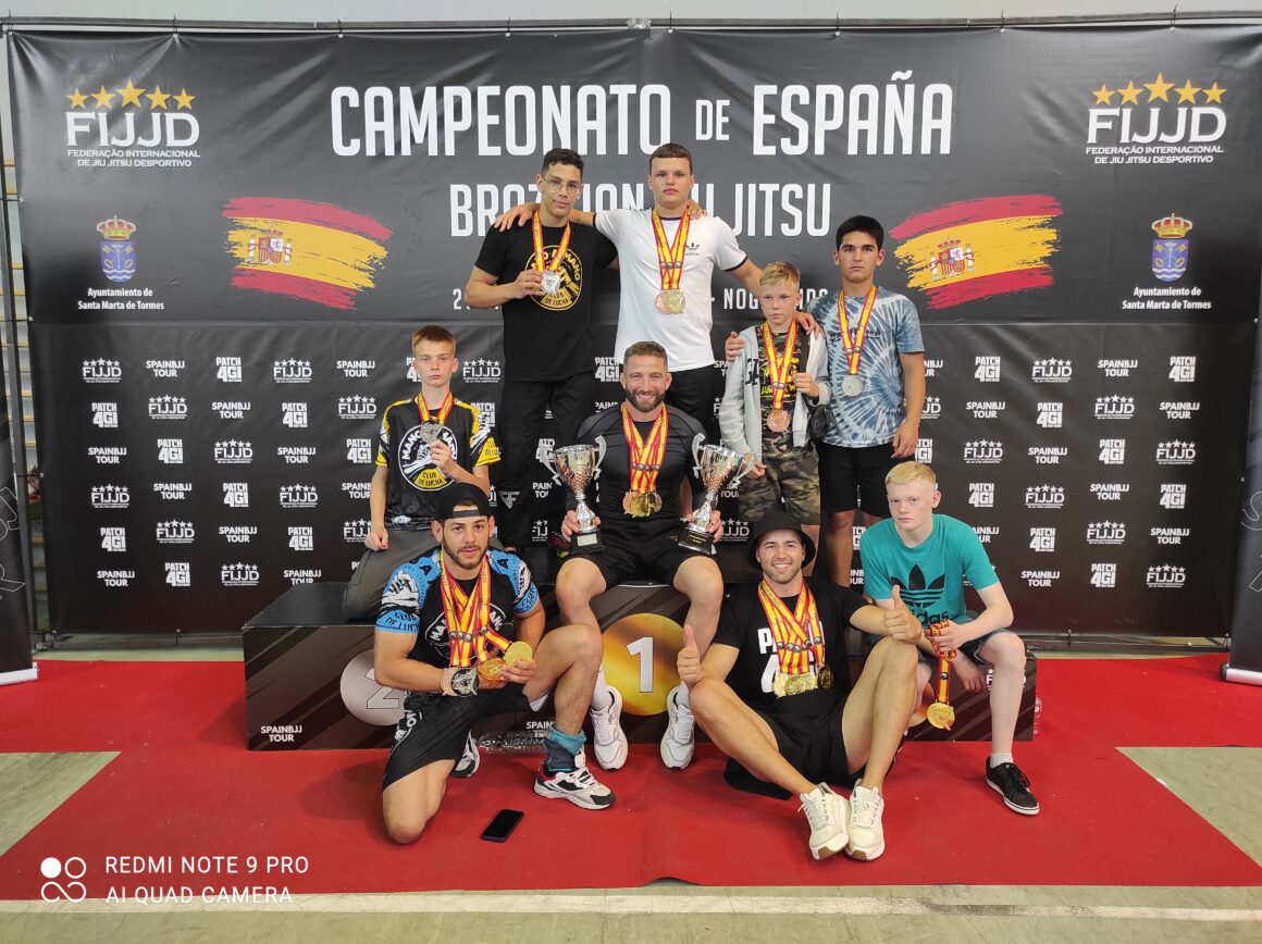 (Español) Grandes resultados del MANO A MANO torrevieja en el CAMPEONATO DE ESPAÑA BRAZILIAN JIU JITSU DE LA FIJJD en SALAMANCA