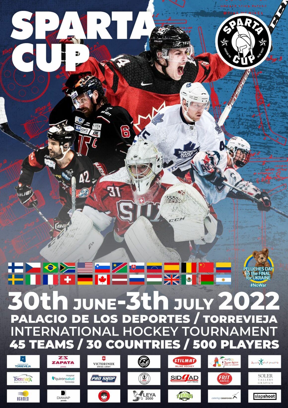 (Español) 🏆MÁS DE 500 DEPORTISTAS DE 30 NACIONALIDADES Y PERTENECIENTES A 45 EQUIPOS COMPETIRÁN EN LA SPARTA CUP DE HOCKEY