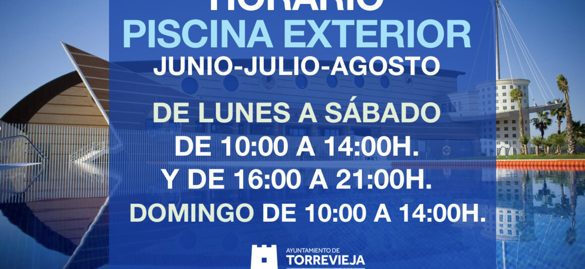 (Español) 🕒💦 Horarios definitivos de las PISCINAS MUNICIPALES – ☀️VERANO 2022.