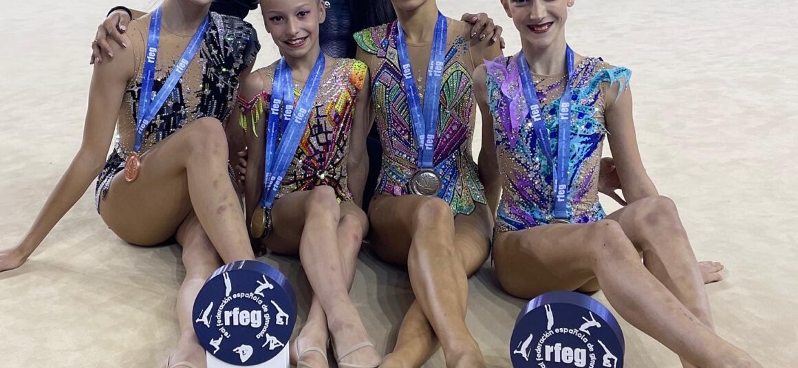 👉🏻El club torrevejense de gimnasia rítmica Jennifer Colino consigue un 🥇oro, cinco 🥈🥈🥈🥈🥈platas y un 🥉bronce en el Campeonato de España Absoluto Individual