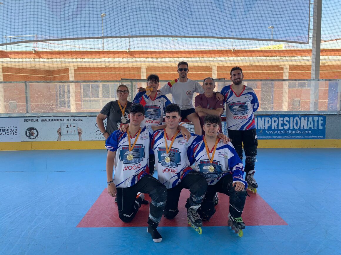 🏆🥈Los Halcones de Torrevieja, subcampeones de la Copa Federación de hockey línea!!!💪🏻👏🏻👏🏻