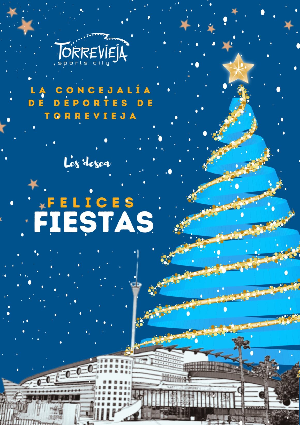 🥇Desde la Concejalía de Deportes de Torrevieja os deseamos unas 🎄FELICES FIESTAS❤️😍💪🏻!