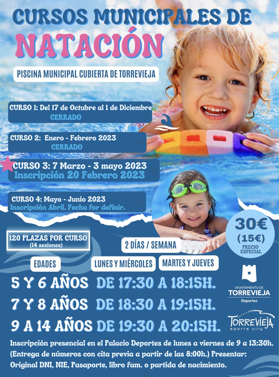 (Español) 🏆✍️ SE ABREN INSCRIPCIONES para los CURSOS DE NATACIÓN!!👏🏻👏🏻👏🏻🏊🏻‍♂️🏊🏻‍♂️🏊🏻‍♂️🏊🏻‍♂️