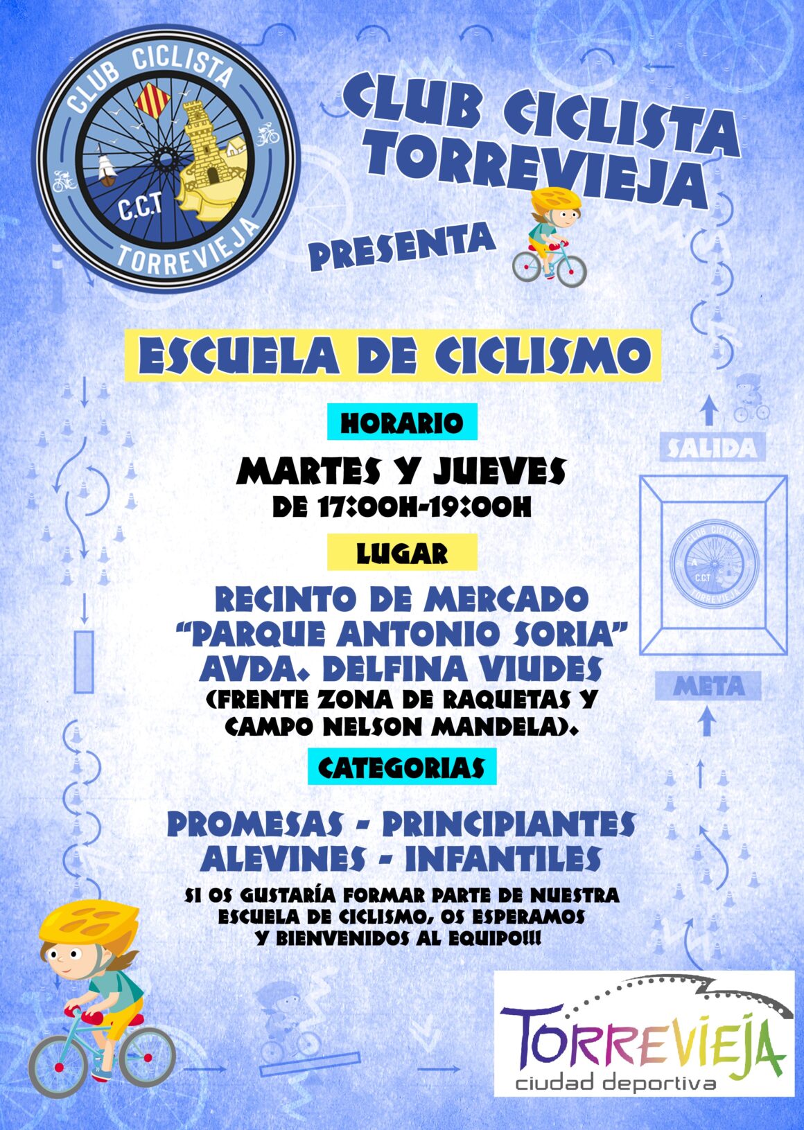 (Español) 🚴‍♀️Arranca la ESCUELA DE CICLISMO DE TORREVIEJA.🚴🏼‍♂️🚴🏼‍♂️🚴‍♀️🚴🏼‍♂️