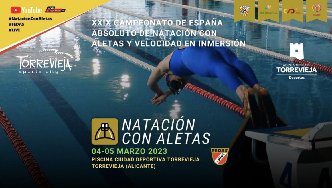 (Español) 🇪🇸🏊🏊🏻‍♂️XXIX CAMPEONATO DE ESPAÑA ABOSLUTO DE NATACIÓN CON ALETAS Y VELOCIDAD EN INMERSIÓN POR COMUNIDADES AUTÓNOMAS