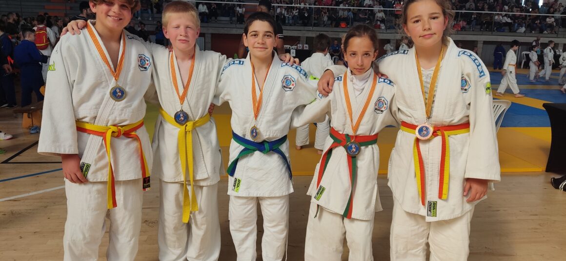 (Español) 🥇🥇🥇🥇🥈🥉6 MEDALLAS PARA EL JUDO CLUB NOZOMI EN VILA REAL