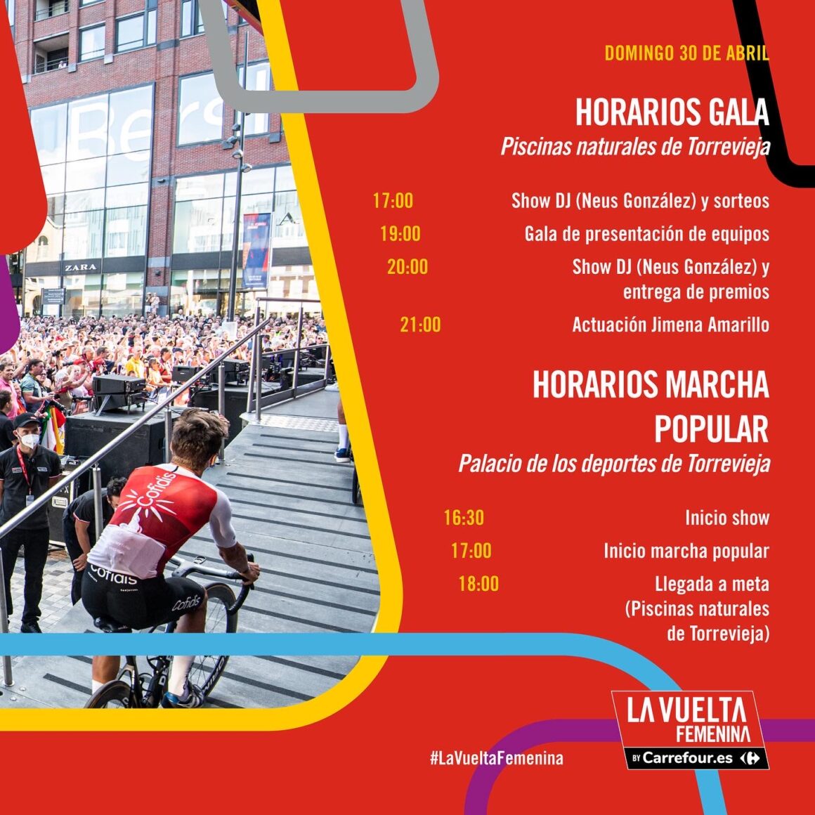 (Español) #LaVueltaFemenina🇪🇸 🏆¡VEN A LA GALA DE PRESENTACIÓN DE EQUIPOS Y CONSIGUE MUCHOS PREMIOS!🏆