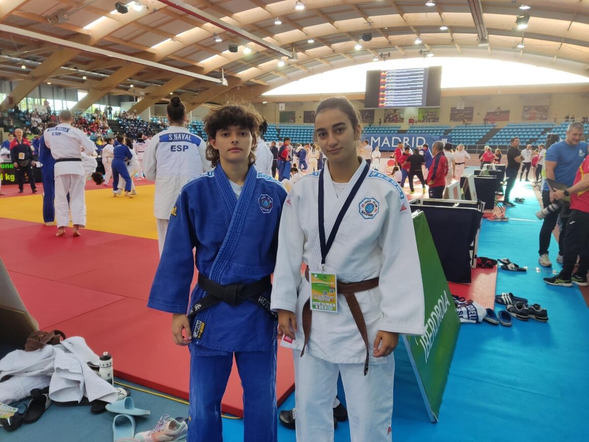 (Español) 🥇🥋CLAUDIA MORALES IMBERNÓN Y ALICIA HOSTALET CECILIA DEL JUDO CLUB NOZOMI DE TORREVIEJA, 🏆🇪🇸CAMPEONAS DE ESPAÑA CADETE