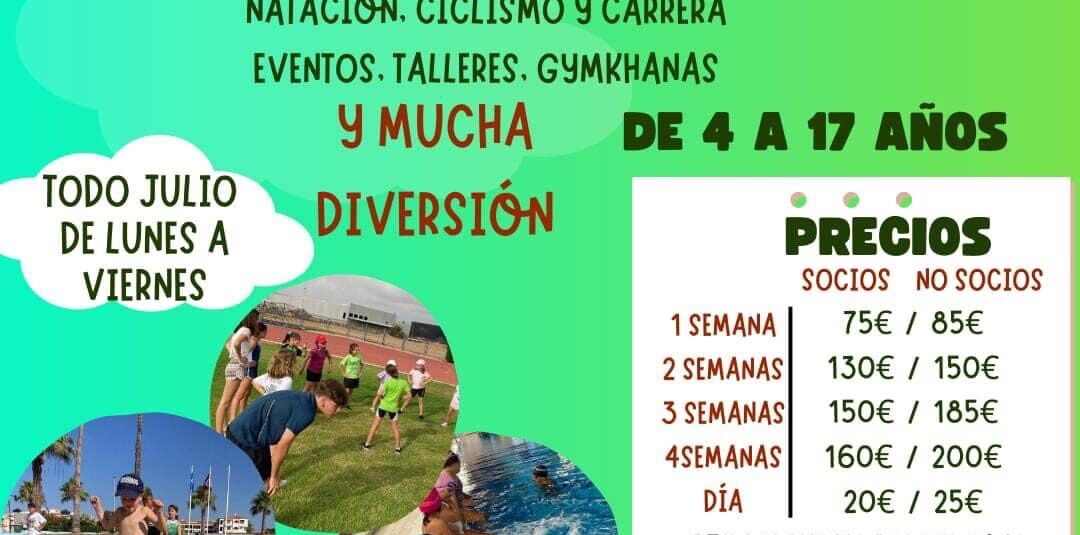 La 2ª edición del TRI-CAMPUS de verano del club triatlón Torrevieja.