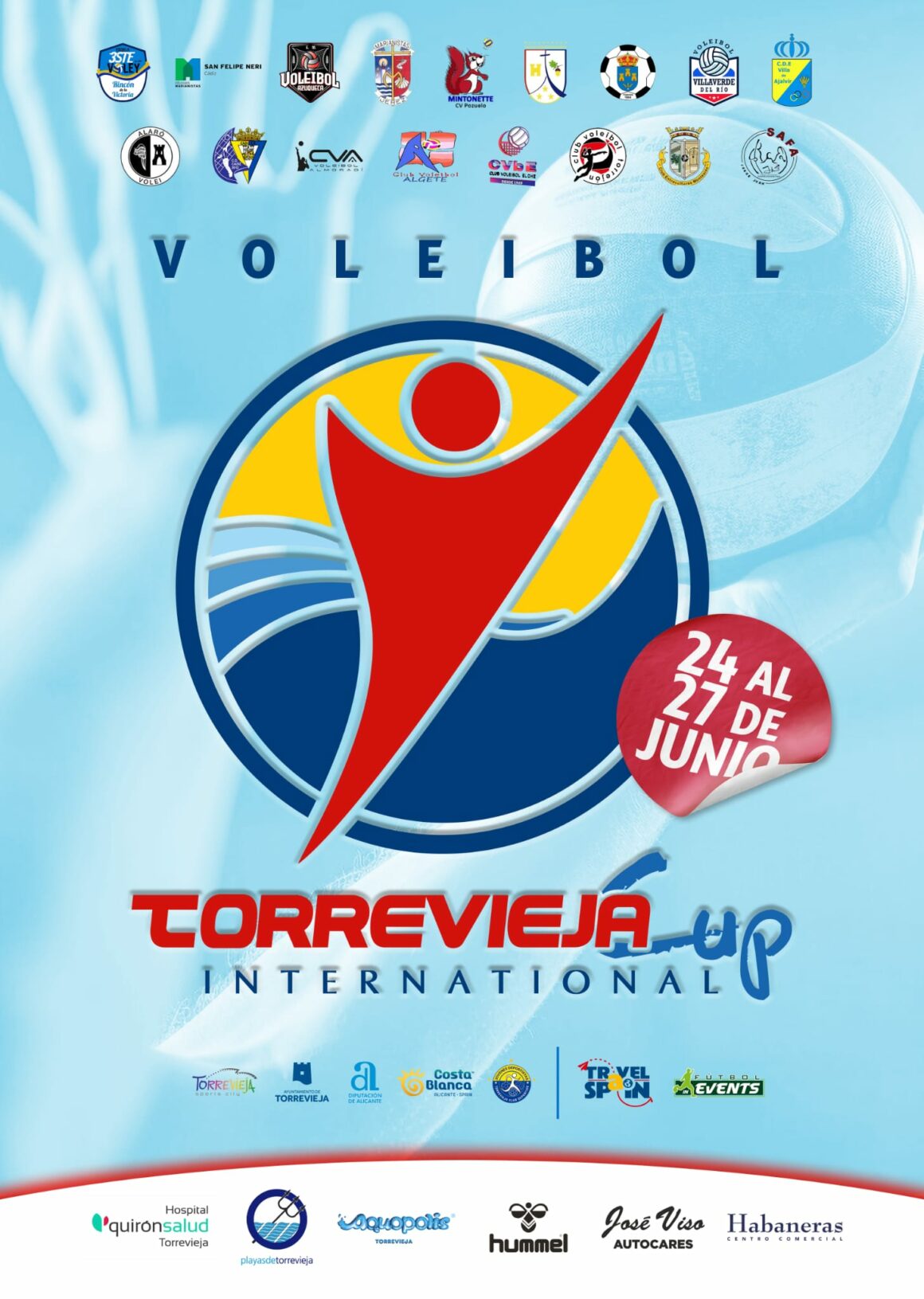 🏆Mañana sábado 24 arranca la Torrevieja Cup 2023!!🏐⚽️⚽️⚽️