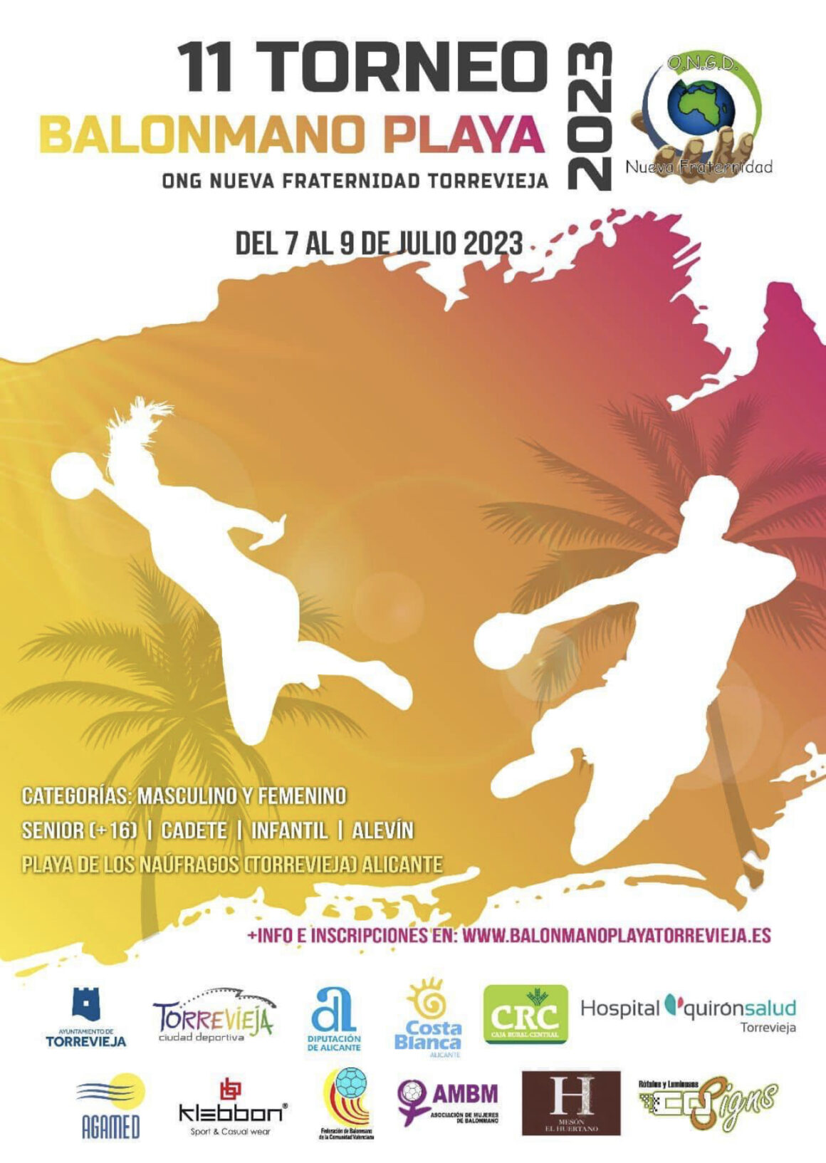 (Español) 🏆🤾‍♀️11 Torneo Balonmano Playa ONG Nueva Fraternidad Torrevieja