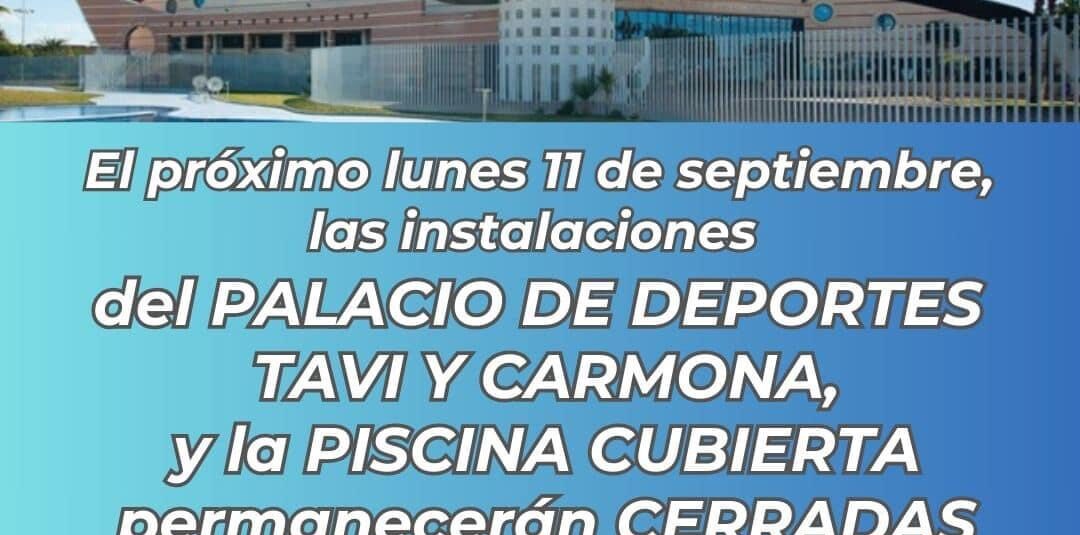 (Español) El Palacio de Deportes y la piscina permanecerán cerrados por mantenimiento