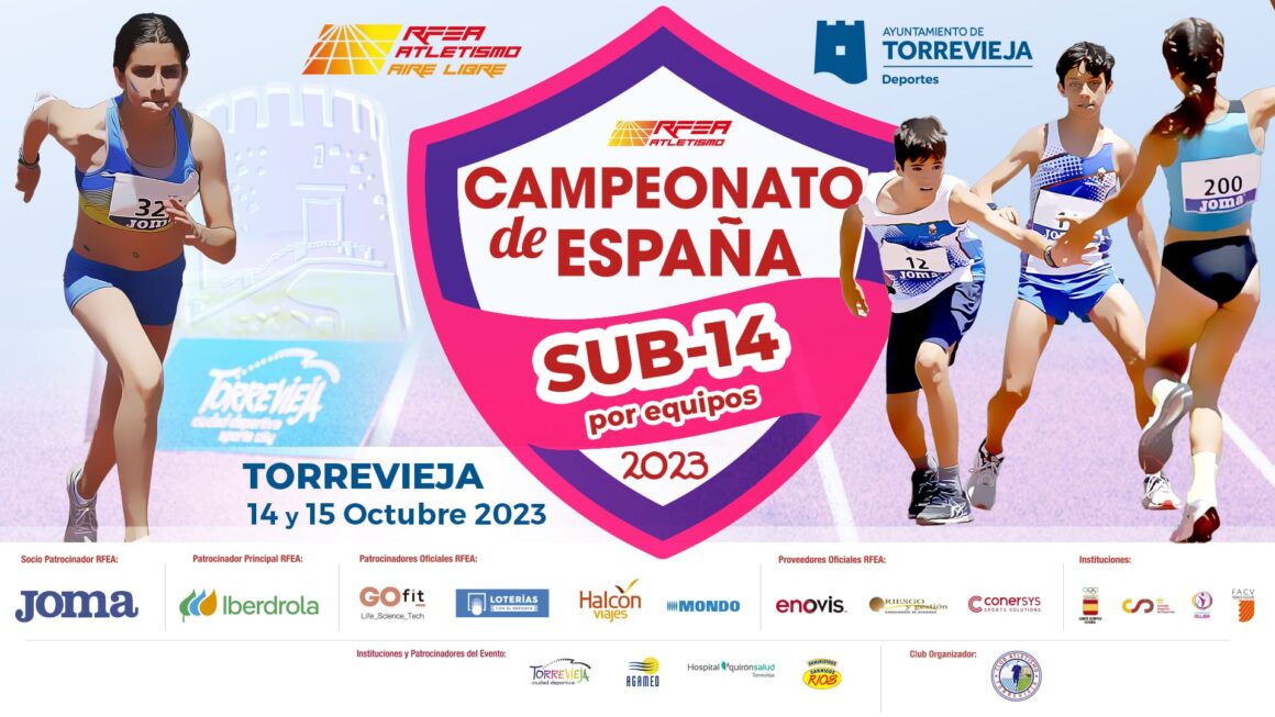 (Español) Torrevieja acogerá el Campeonato de España de atletismo sub14 por equipos