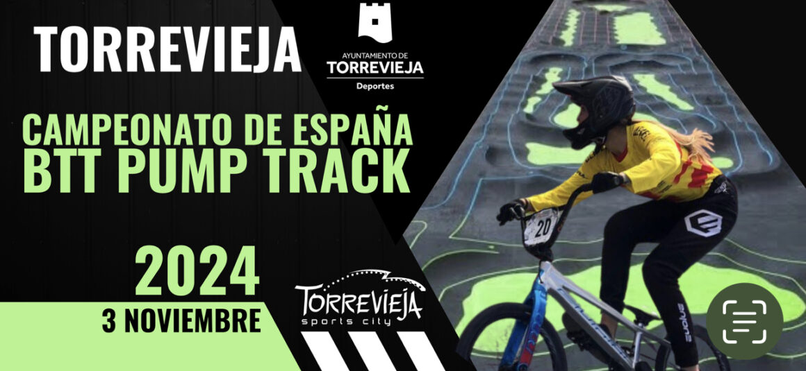 ‍♂️La ciudad de Torrevieja ha sido elegida para acoger el 3 de noviembre el Campeonato de España de BTT Pump Track.!!!‍♀️