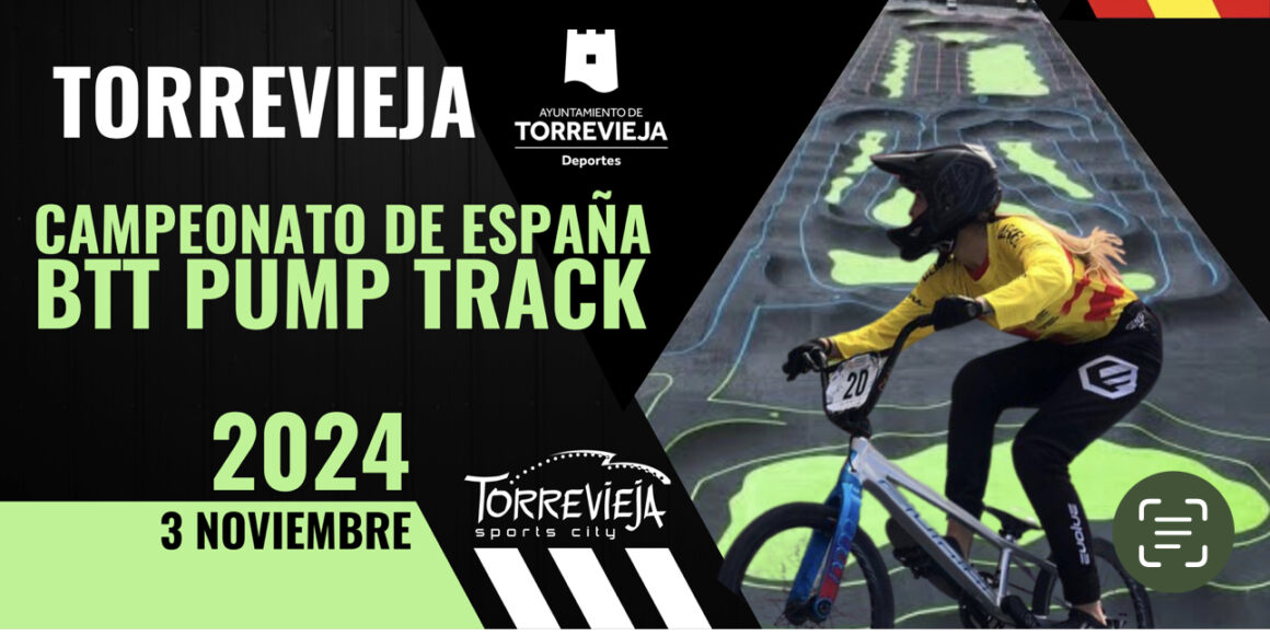 ‍♂️La ciudad de Torrevieja ha sido elegida para acoger el 3 de noviembre el Campeonato de España de BTT Pump Track.!!!‍♀️
