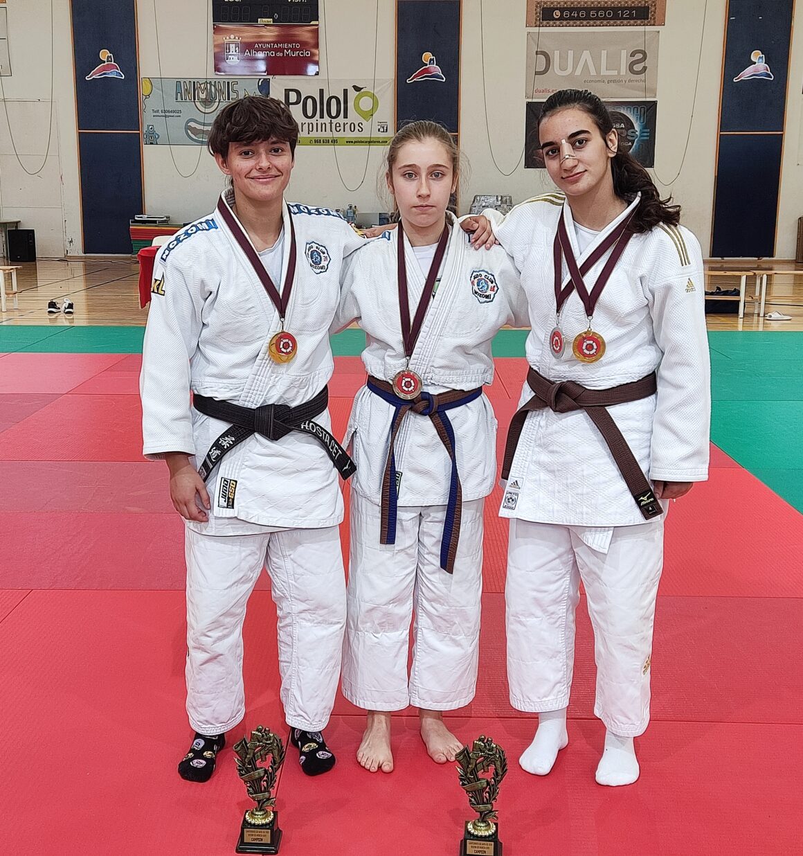 4 OROS EN EL AUTONÓMICO DE KATAS DE LA REGION DE MURCIA PARA EL JUDO CLUB NOZOMI