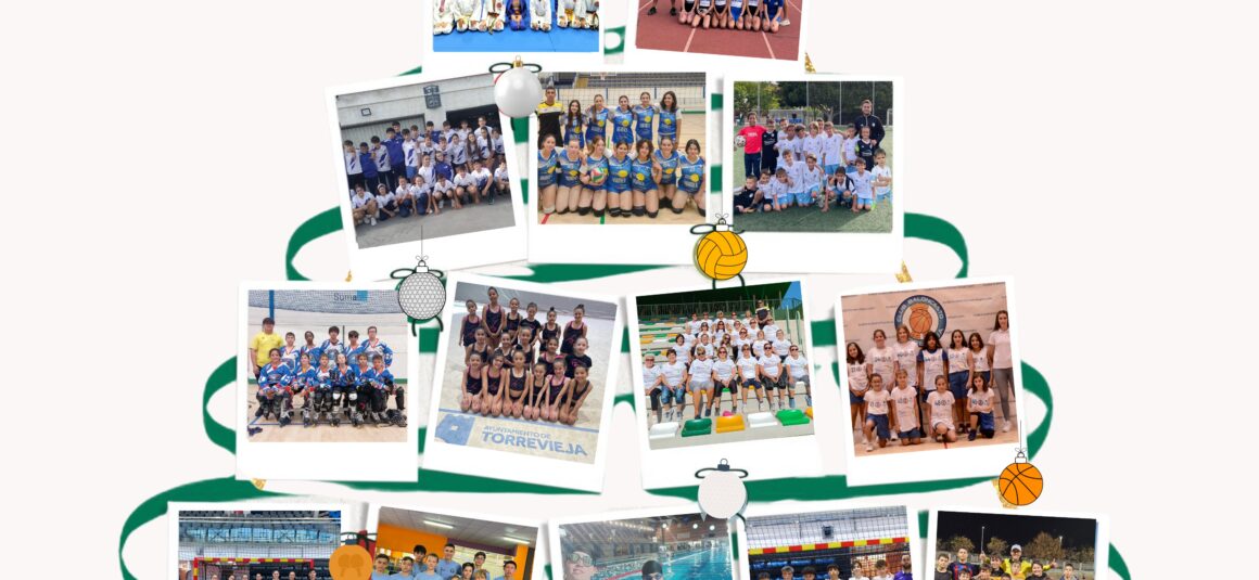 Desde la familia del Deporte de Torrevieja os deseamos unas ❤️FELICES FIESTAS❤️