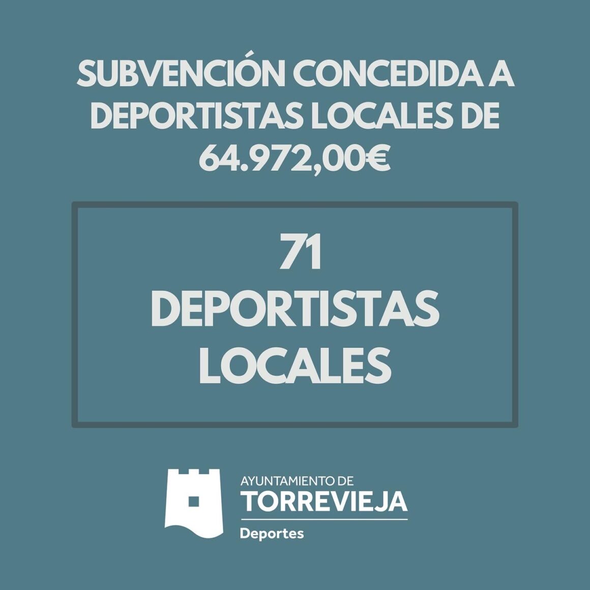 (Español) Subvenciones Concejalía de Deportes 2023