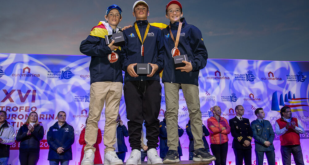 IKER MÚGICA Y OLHA LUBIANSKA, CAMPEONES DE LA XVI EUROMARINA OPTIMIST TORREVIEJA