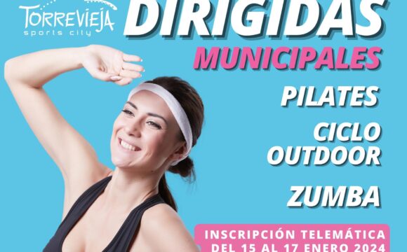 (Español) RECORDATORIO! A Partir del lunes 15 DE ENERO a las 9:00h. comienzan las nuevas inscripciones para las ACTIVIDADES DIRIGIDAS en la Concejalía de Deportes!!‍♂️