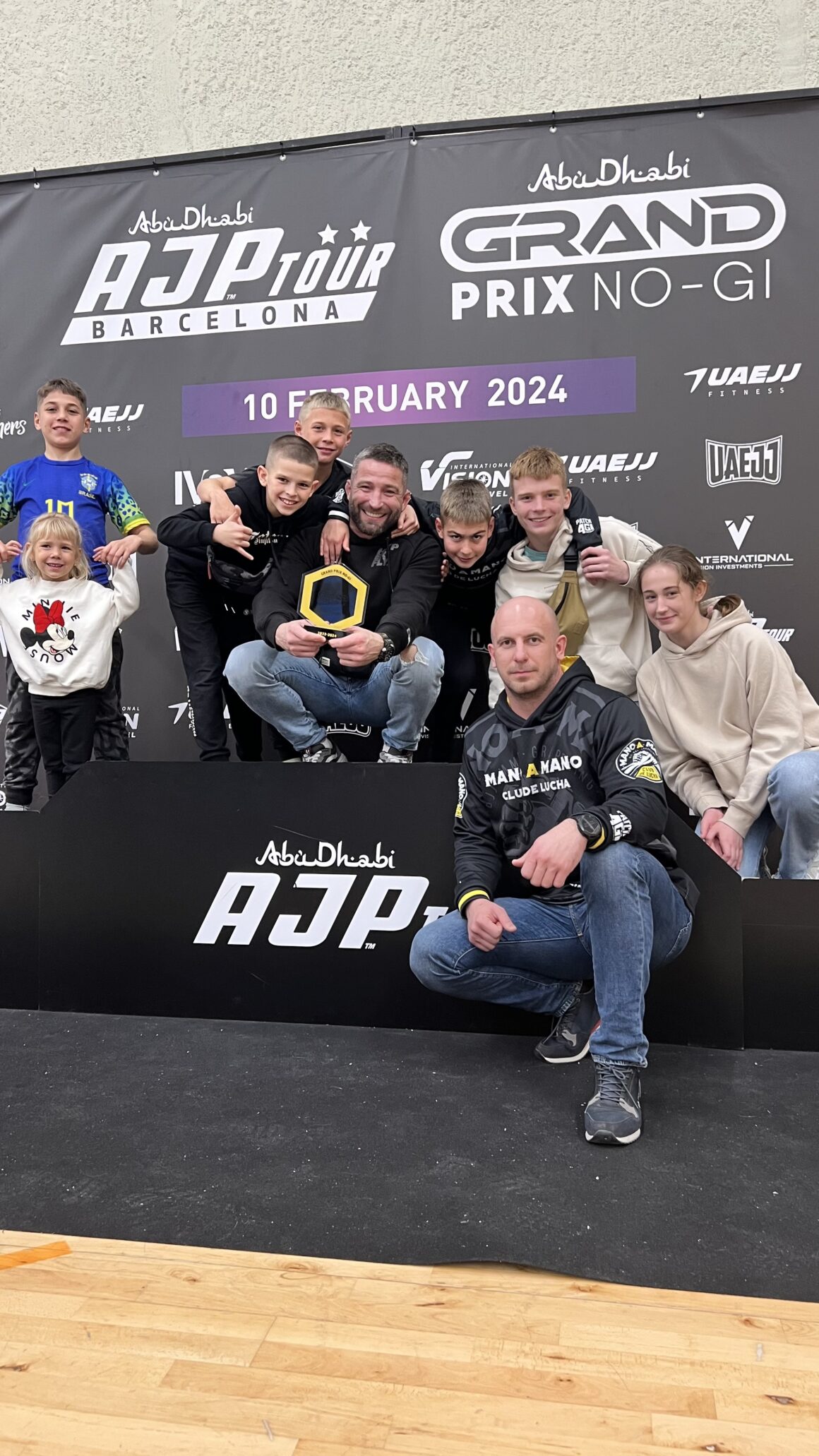 (Español) 10 Medallas en la modalidad de Brazilian JIU-JITSU, NOGI & KIDS  para el club mano a mano.