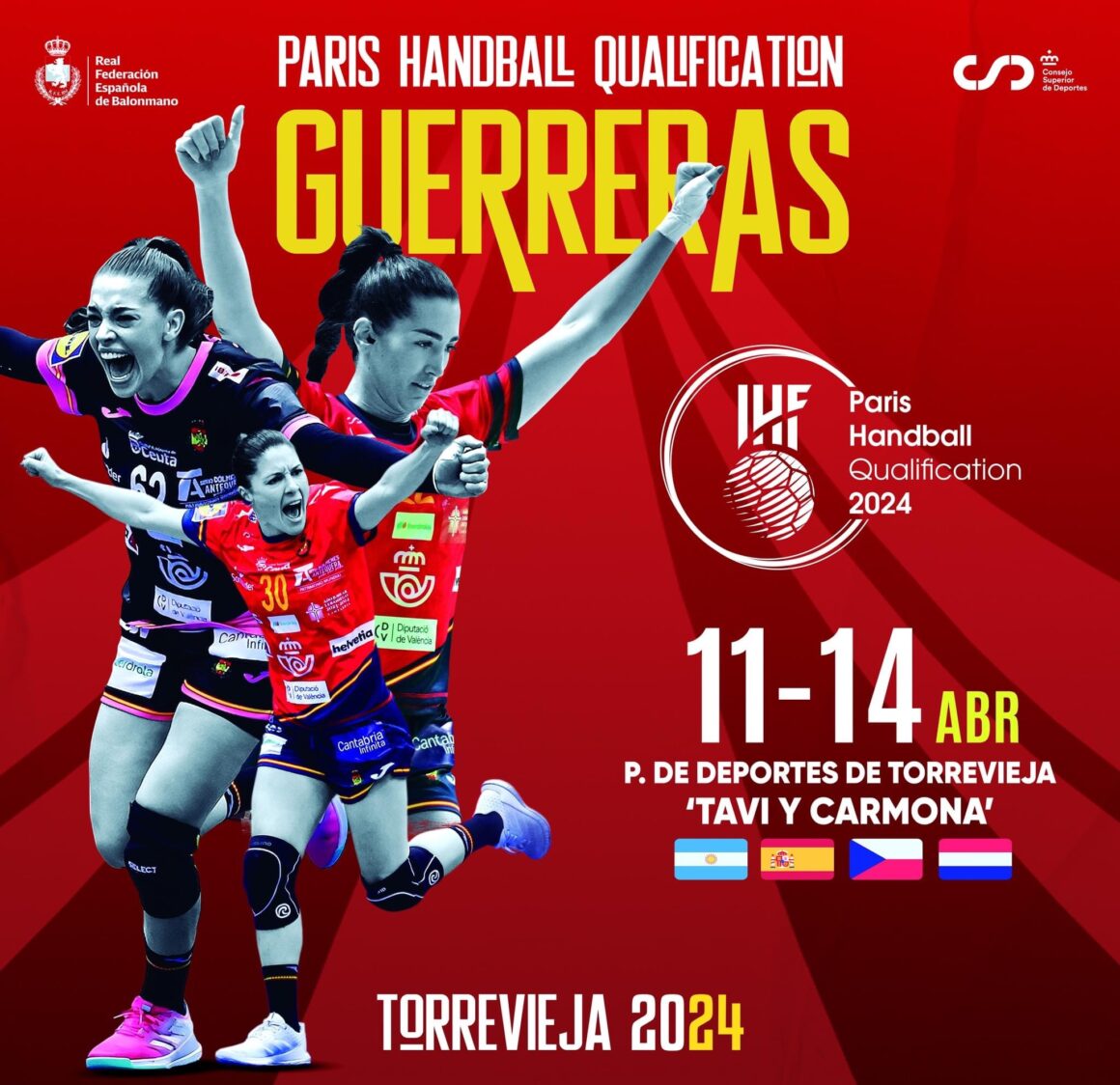 Abonos y entradas     para ver a las #Guerreras  en el Preolímpico de Torrevieja