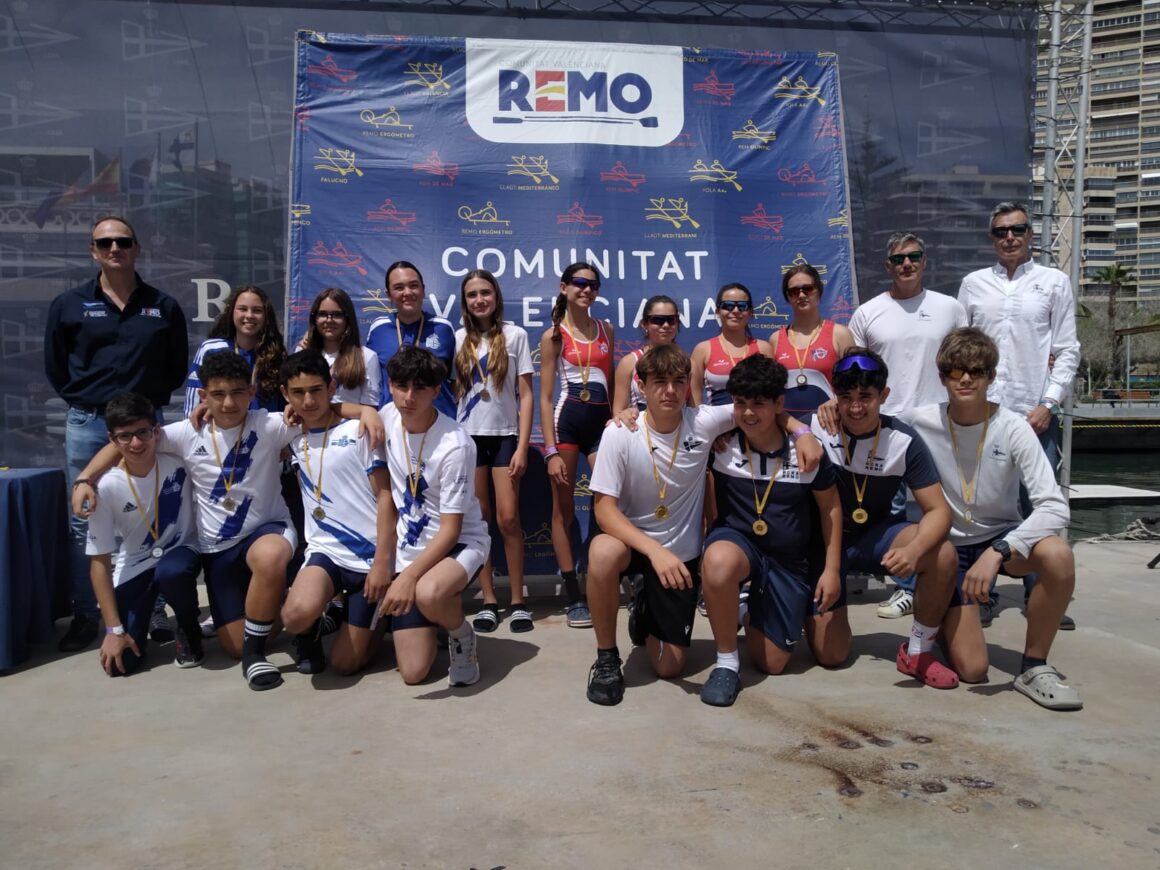 (Español) 3 OROS, 5 PLATAS Y 2 BRONCES EN LA III REGATA DE REMO OLÍMPICO EN ALICANTE