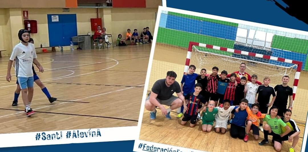 (Español) Santi del #AlevínA participa en la concentración nacional de fútbol sala