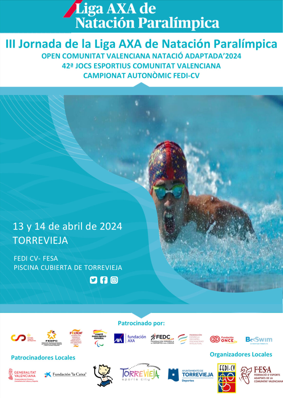 (Español) Este fin de semana, Torrevieja será epicentro nacional de la natación paralímpica con el Open de Natación Adaptada de la Comunidad Valenciana