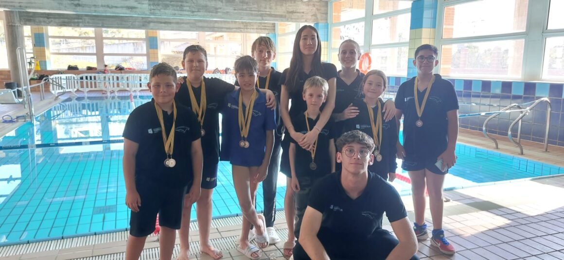 (Español) Buenos resultados del IMás en el CTO. AUTONÓMICO BENJAMIN, ALEVIN, INFANTIL DE NATACION CON ALETAS